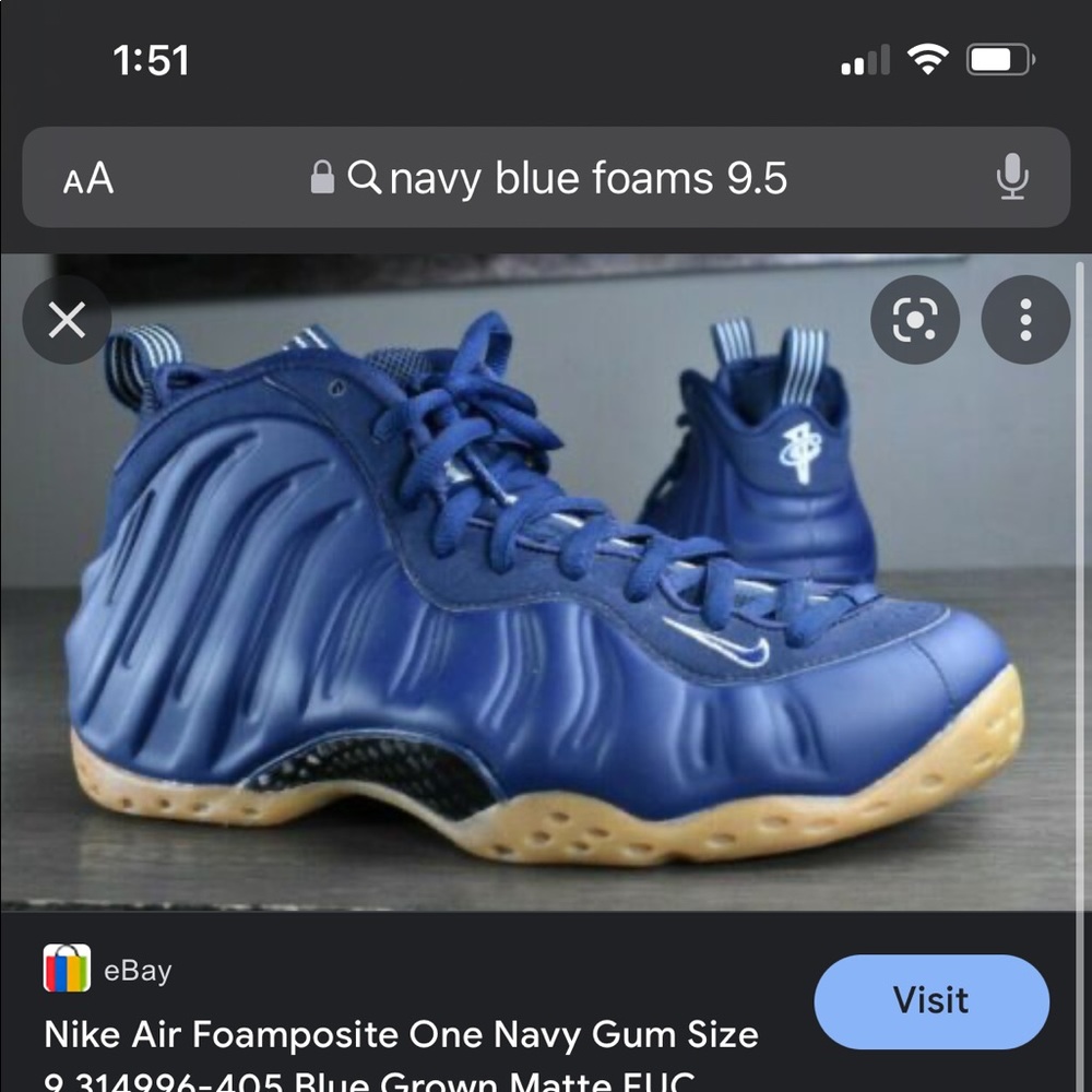 Foams size 9.5 good condition with box